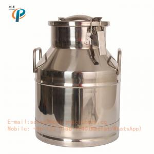 Wholesale 20L 5.25 Gallon stainless steel milk can, lockable milk container for farm, dairy milk bcuekt from china suppliers