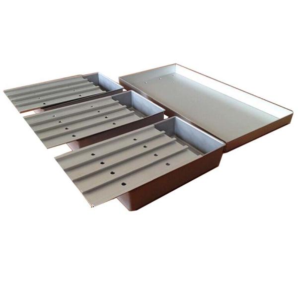 Block Fast Freezing Aluminum Freezer Pan with Lid, Eco-Friendly Aluminum