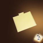 Aluminium Gold Foil Mousse Paper Cake Base Dessert Holding paper cake base cake
