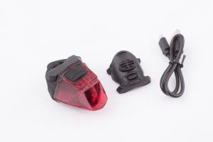 Wholesale Bike Red Light With Flash Mode And Rubber Strap Mounting from china suppliers