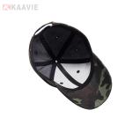 Camouflage Unisex Club Fan Outdoor Baseball Caps 2.5cm Visor 6 Panel