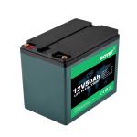Lifepo4 12v Dc Rechargeable Li Ion Battery Pack 50ah For Camper Inverter
