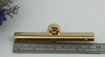 Fashion wild light gold 2 style purse twist lock turn lock fastener