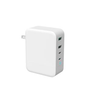 Wholesale PC Fireproof PD Phone Charger Foldable 130W 4 Port USB C Charger 271.2g from china suppliers