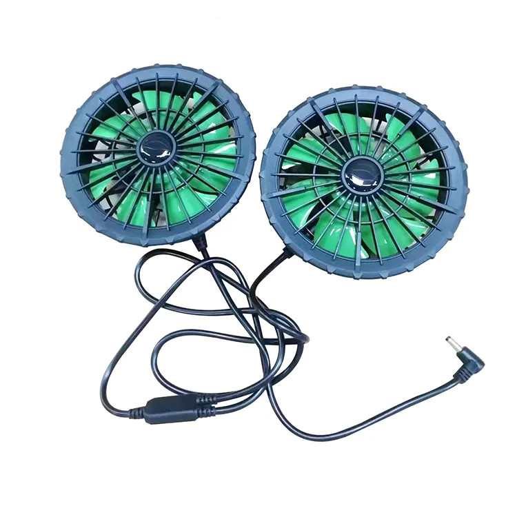 PSE certificate Jacket Cooling Fan Green Blade 7.4V Cooling Vest Fan