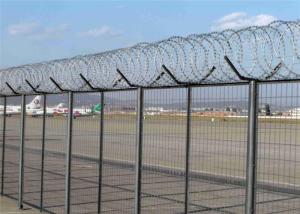 Wholesale Galvanized Or PVC Coated Blade Razor Barbed Wire , Concertina Barbed Wire from china suppliers