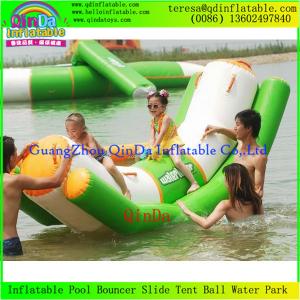 China Beat Sale Floating Inflatable Water Seesaw Teeter Totter For Water Games For Family on sale