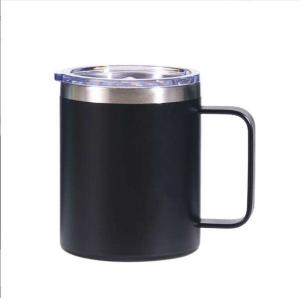 Wholesale 14oz Stainless Steel Travel Tumbler Insulated Coffee Mug Custom Logo Wine Cup Vacuum Coffee Mug With Handle from china suppliers