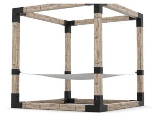Wholesale OEM Heavy Duty Steel Sheet Metal Corner Bracket for Pergola / Wooden Structures from china suppliers