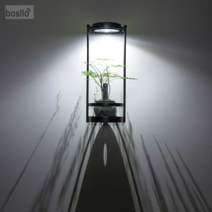 Wholesale Outdoor Wall Decoration Made Easy with Black Solar Wall Lamps Working Time 8-10 Hours from china suppliers