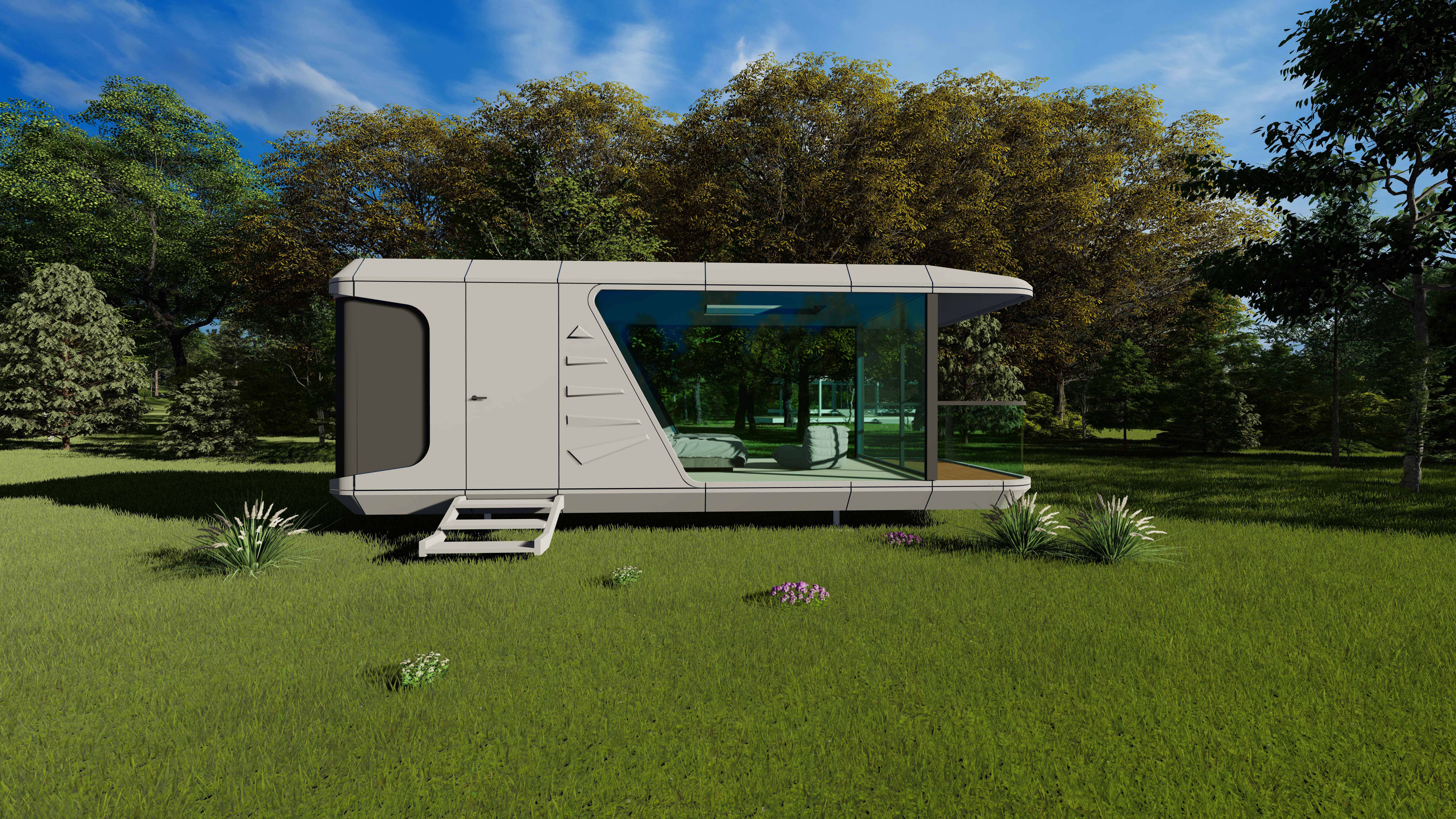 Space Cabin Modular Mobile House Luxury Prefabricated Cabin Prefabricated Cabin Container