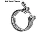 3.0" 304 Stainless Steel V Band Exhaust Clamp For Flange Kit