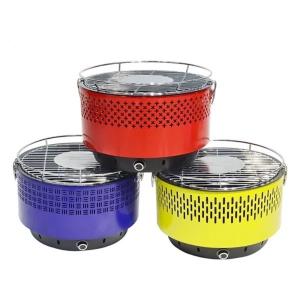 Wholesale Multifunctional Tabletop Smokeless BBQ Charcoal Lotus Grill Outdoor Cool Camping 34X25.5CM from china suppliers