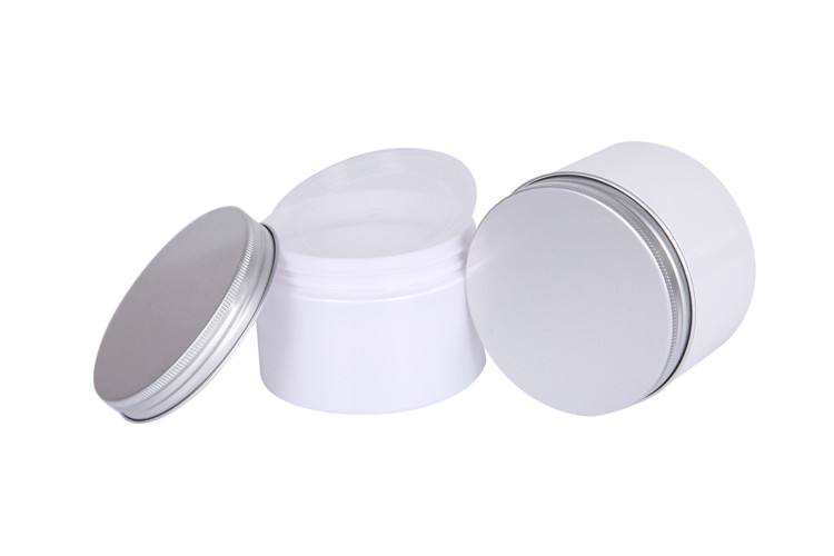 300g Customized Color And Logo BPA-Free Leakproof Aluminum Lid Body Cream jar UKC27