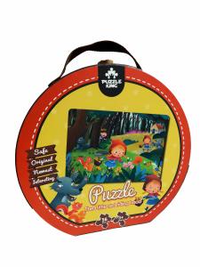 Wholesale Custom Large Paper Jigsaw Puzzle For Preschoolers 56PCS The Little Red Riding Hood 20*14 Inch from china suppliers