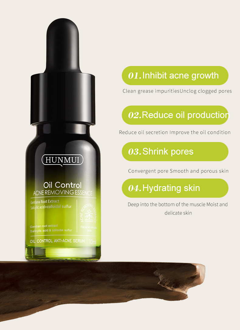 Customized Logo Face Serum 14 Day Quick Acne Solution Essence 10ml
