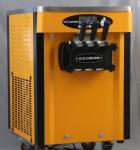 Three Flavor Soft Ice Cream Machine Painted Steel 20L Ice Cream Making Machine