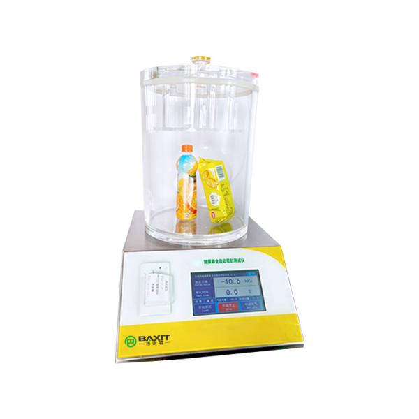 Vacuum Seal Performance Tester / Bottle And Vacuum Packaging Leak Testing