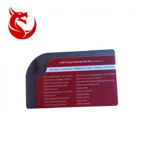 Wholesale High quality non-standard size special shape business card plastic business card from china suppliers