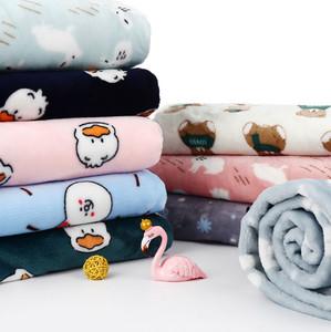 Wholesale Flannel Polyester Velvet Sherpa Fleece Fabric For Blankets Pajamas Garments from china suppliers