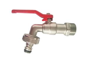 Wholesale Italy Type Brass Ball Bibcock with Click Quick Tap Adaptor from china suppliers