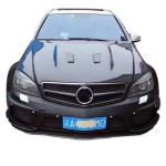 For Mercedes W204 C63 Body Kit W204 Upgraded Black Series Style Front and Rear