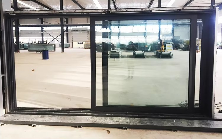 Heavy Duty Aluminum Air Tight Glass Sliding Door Modern Design Style with Thermal Break