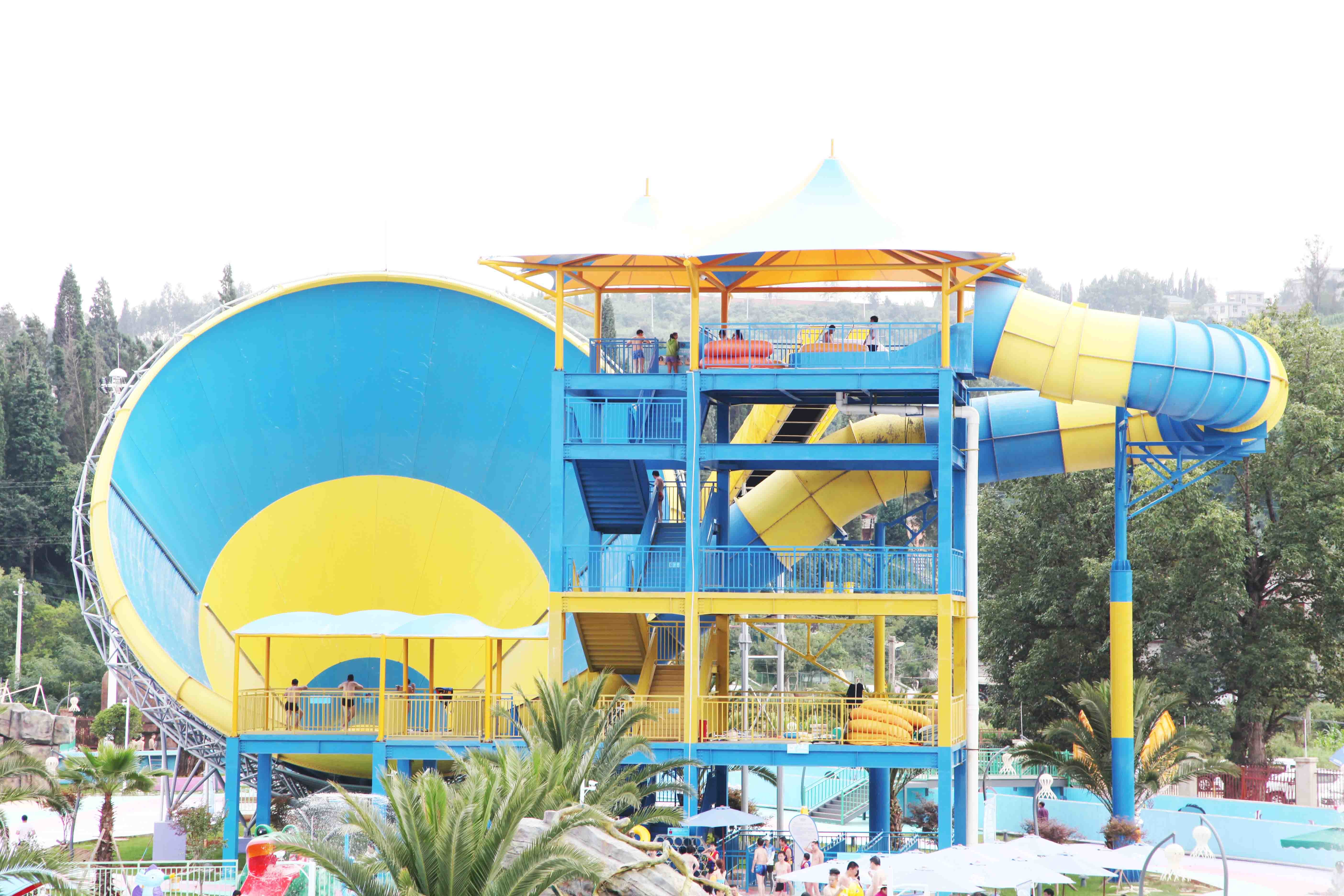 Best Quality Amusement Fiberglass Water Slide of Aqua Adventure Water Park