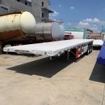 40 Feet 40 Ft Lowbed Semi Trailer Utility 40 Feet Low Bed Trailer Tractor