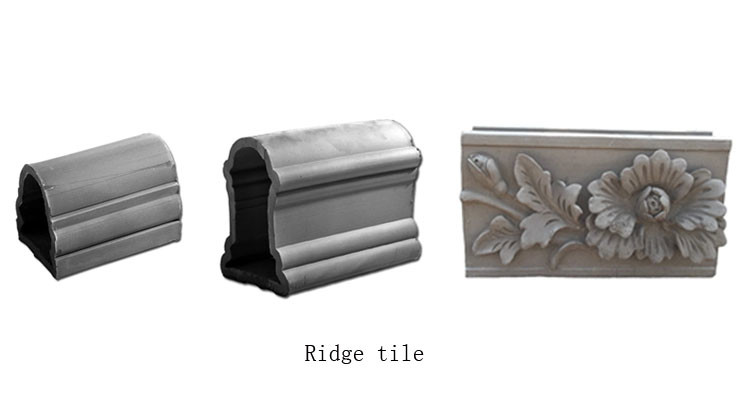 Building Material Antique Chinese Roof Tiles Unglazed Smooth Garden
