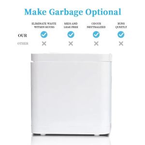 Electric Food Compost Machine Commercial Efficient 3.3L Capacity