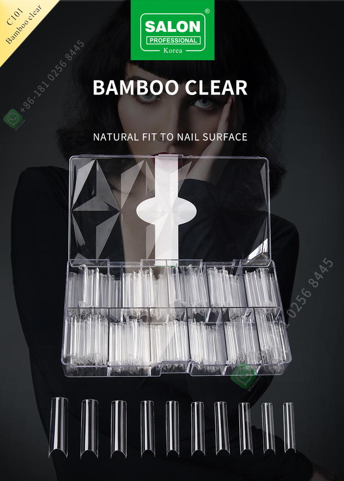 Professional Long Square Full Cover False Nail Tips For Salon Level Nail Art Enhancement