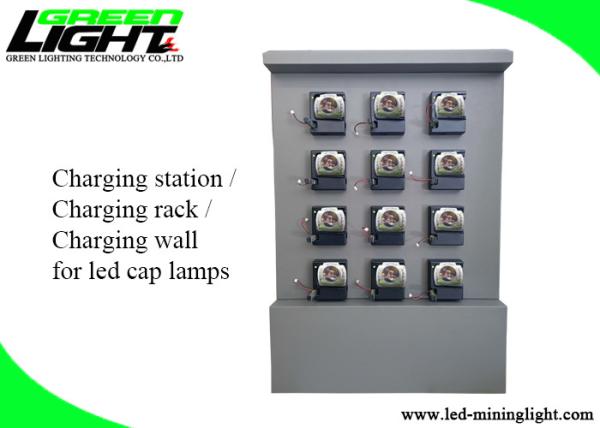 Safety Durable Cap Lamp Wall Charger Station 4.2V 2A 50Hz Double Side / Single