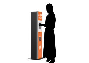 Wholesale Commercial Free Standing Hand Sanitizer Stations 1000ml Inner Bottle from china suppliers