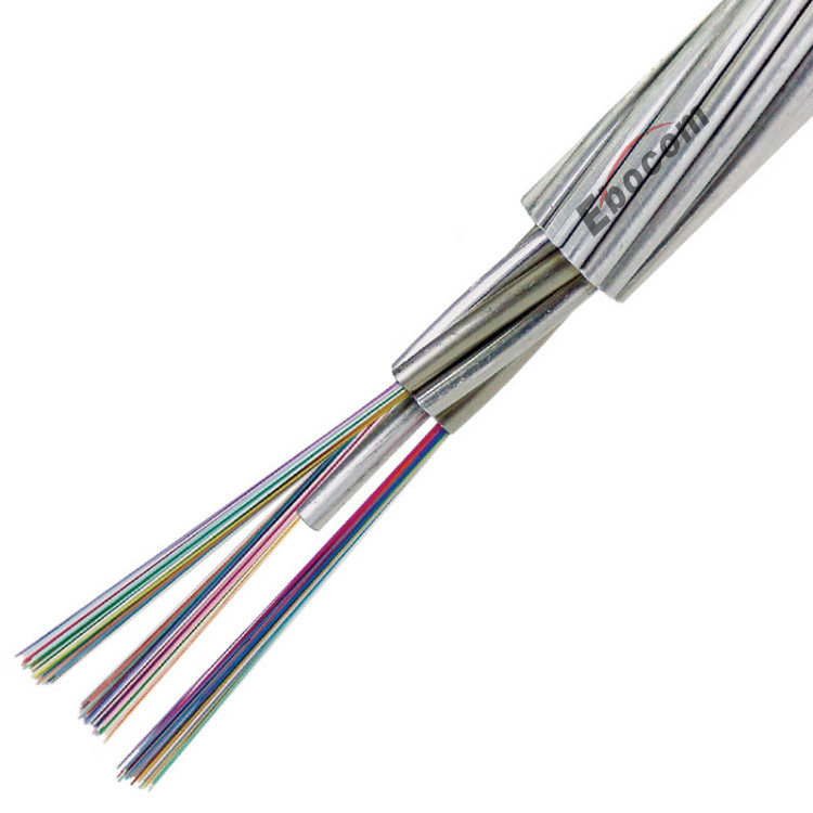 OPGW fiber optical cable electrico compuesto bajo voltaje Composite Low Voltage Electric ground wire center tube