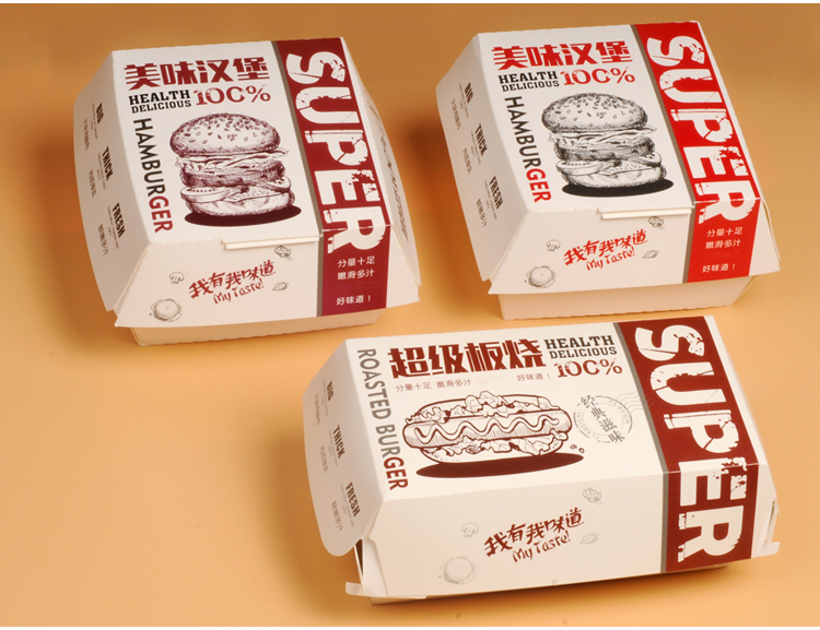 Eco-Friendly Kraft Food Package Box for Fast Food Delivery Custom Samples Accepted