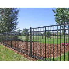 Decorative Wrought Iron Fence Panels Waterproof Cast Iron Railing Powder Coated