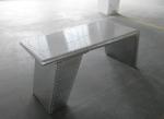 Aluminum aviation desk table metal rivets aircraft wing aviation desk Office