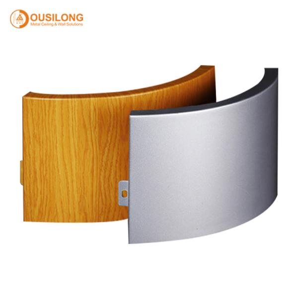 Aluminum / Aluminium External Decoration Curved Wall Column Panel for Building