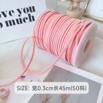 3mm Suede Leather Velvet Ribbon ISO9001 Blue Velvet Ribbon Wired
