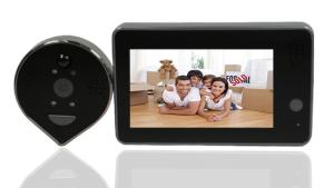 Wholesale Smart Door Viewer Peephole Camera Ring 120 Degree 4.3 Inch Screen from china suppliers
