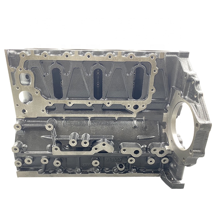 Excavator Engine ISUZU 4JB1 4JJ1 4JF1 Cylinder Block Spare Parts 4HK1 6HK1 with 126KG Weight