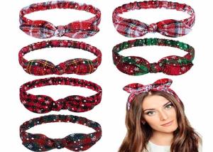 Wholesale Christmas kids girls Fabric cute hair bands Amazon Ladies Stretch Bunny ears Headband accessories knot headband from china suppliers