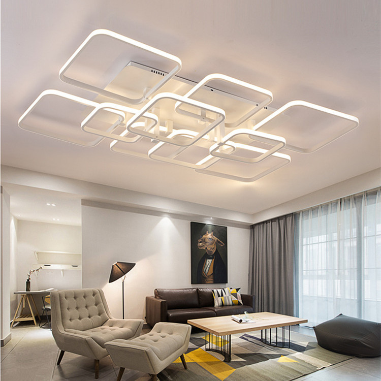 Aluminium Intelligent Dimming Modern Led Ceiling Lights