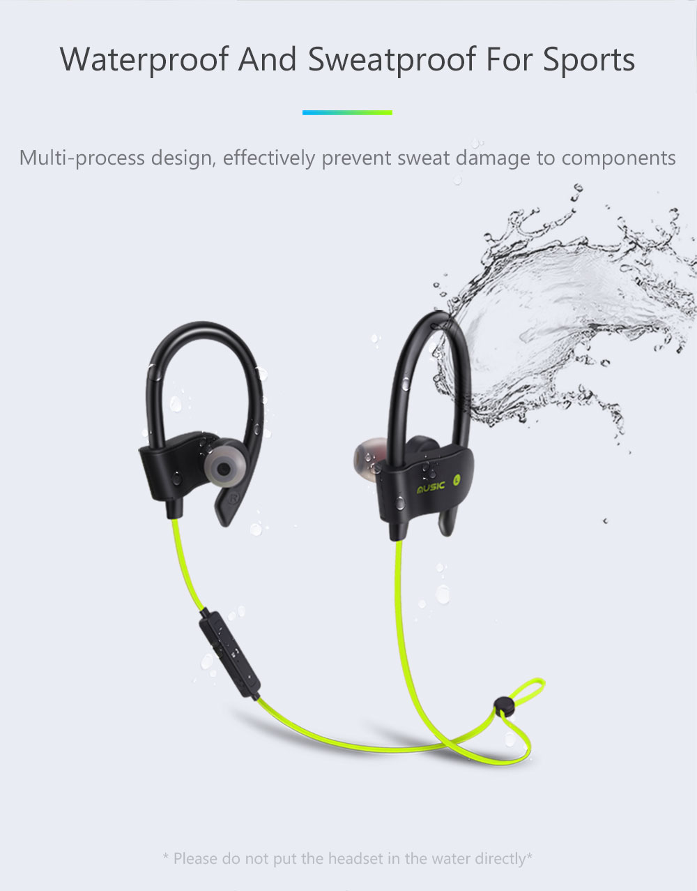 Headphones Bluetooth Headphone Audifonos Bluetooth Headphones Sports Sweatproof For Running iphone Samsung Android Phones (10)