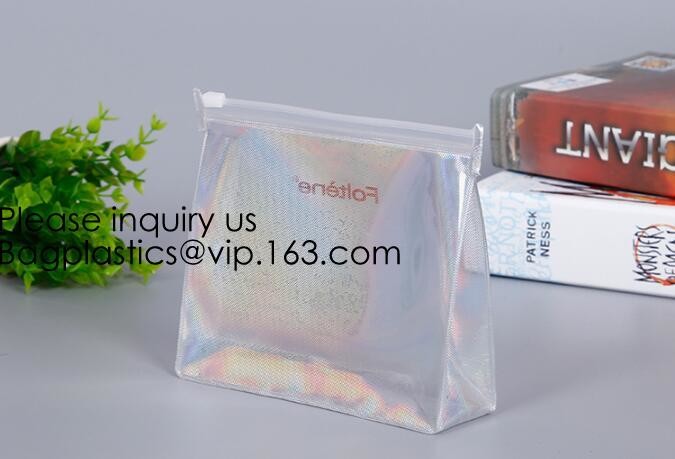 Recyclable Stand-Up Clear Plastic Cosmetic Promotion Packing Bag,Reusable Wet Wipe Eva Stand Up Pouch Bag, bagease, bag
