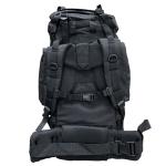Waterproof 65L Black Training Backpack for Outdoor Hiking Camping Comfortable