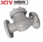 Cast Iron Flanged Y-Type Basket Strainer Filter in Silver Stainless Steel