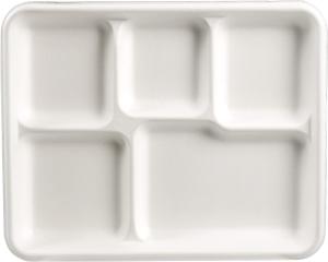 Wholesale Waterproof Oil Proof Kraft Paper Plate For Supermarket Food Packaging from china suppliers