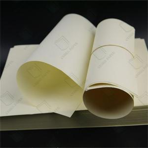 Wholesale Top Quality Cream Color Woodfree Offset Printing Paper For Notebook from china suppliers
